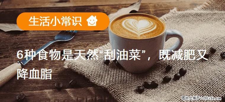 【生活小常识】6种食物是天然“刮油菜”,既减肥又降血脂 - 嘉峪关生活资讯 - 嘉峪关28生活网 jyg.28life.com